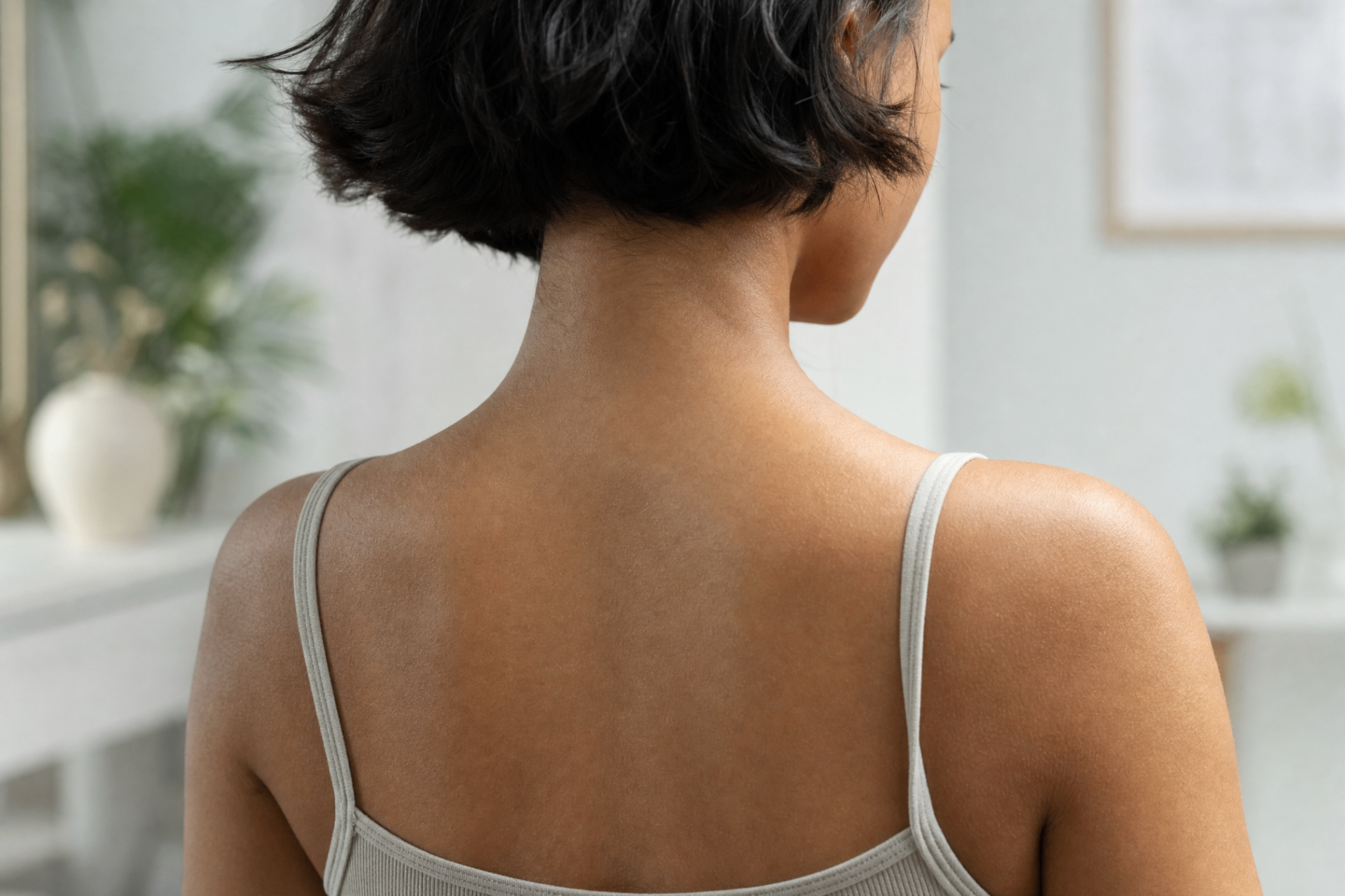 Person receiving orthopedic shoulder support from a TERRAMED brace